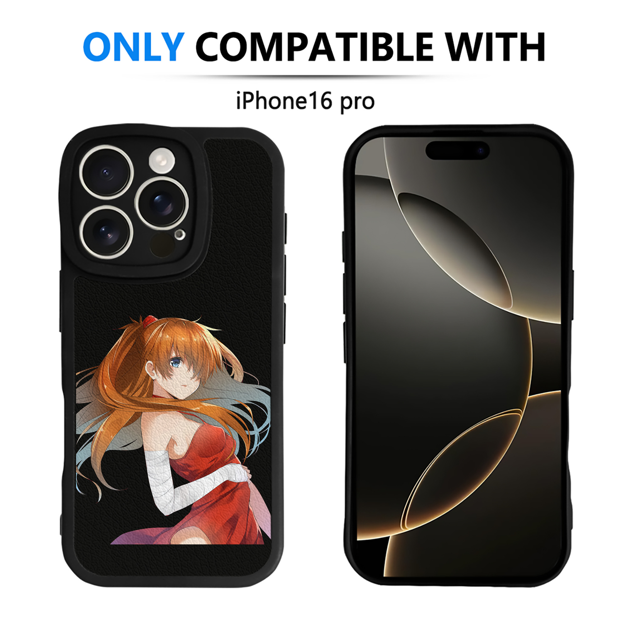 （画像用） EVA 新世紀エヴァンゲリオン 【iPhone 16シリーズ対応】シリコンスマホケース（レザー調） 材質：シリコン